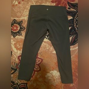 Excellent condition like new Olive Lulu Lemon Leggings!